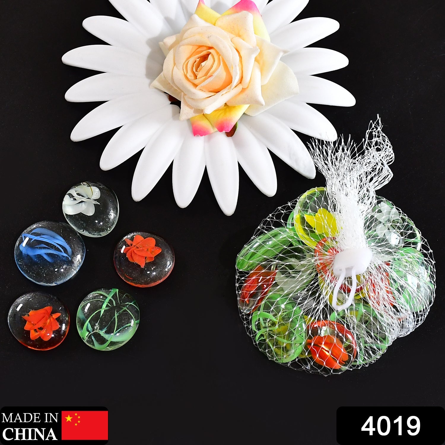 4019 Glass Gem Stone, Flat Round Marbles Pebbles for Vase Fillers, Attractive pebbles for Aquarium Fish Tank. DeoDap 4019 Glass Gem Stone, Flat Round Marbles Pebbles for Vase Fillers, Attractive pebbles for Aquarium Fish Tank. DeoDap